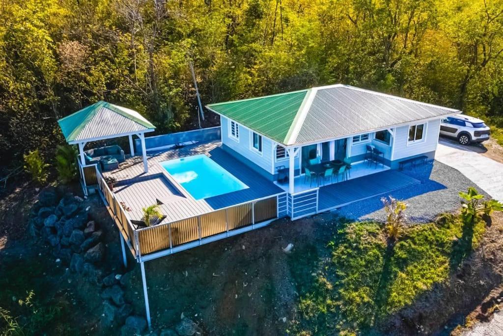 Magnifique Villa Piscine, Vue Mer, 8 Km Plages Le François Esterno foto